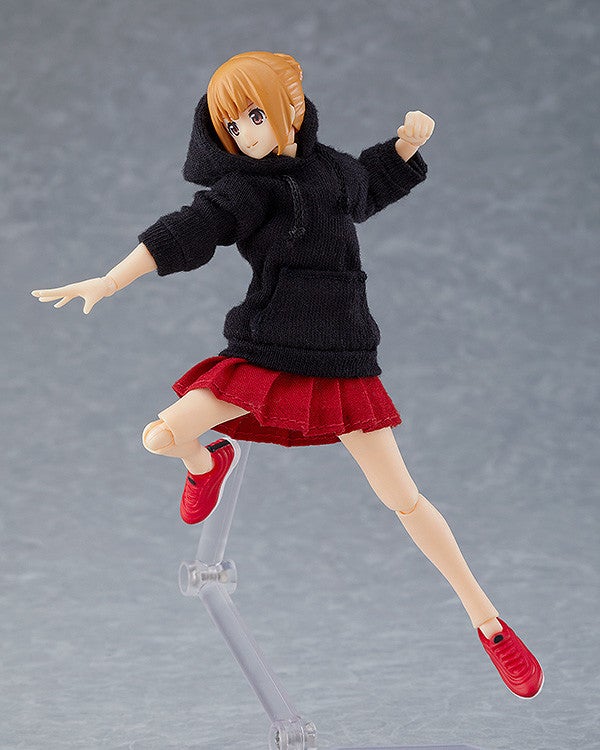 figma 478 Female Body (Emily) with Hoodie Outfit Action Figure official product photo by Max Factory