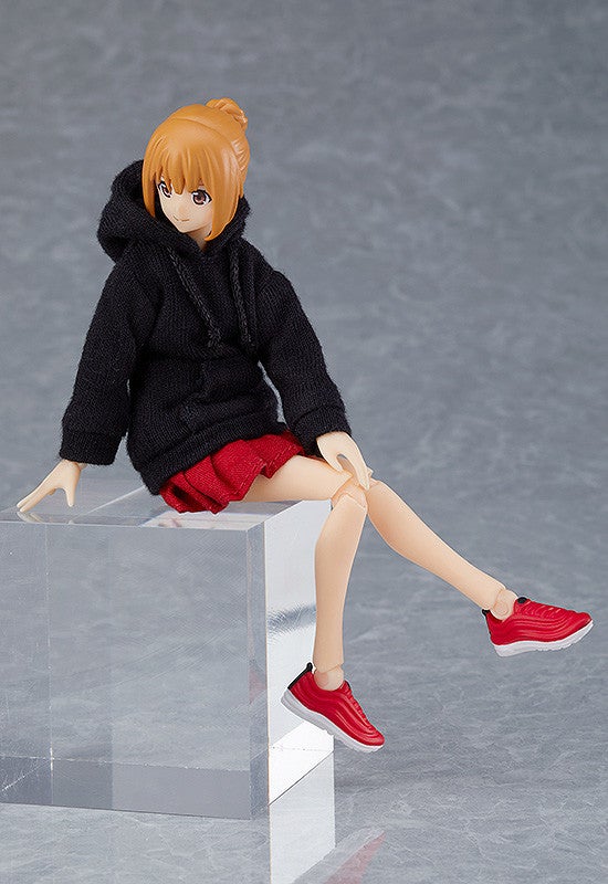 figma 478 Female Body (Emily) with Hoodie Outfit Action Figure official product photo by Max Factory