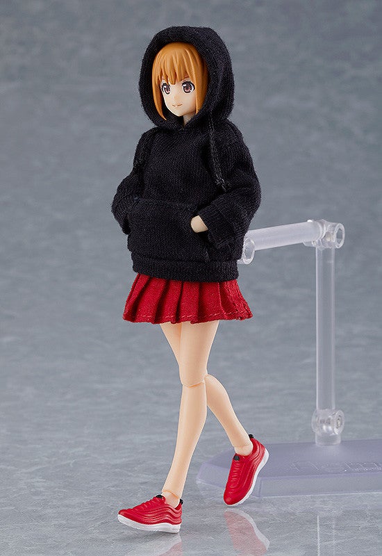 figma 478 Female Body (Emily) with Hoodie Outfit Action Figure official product photo by Max Factory