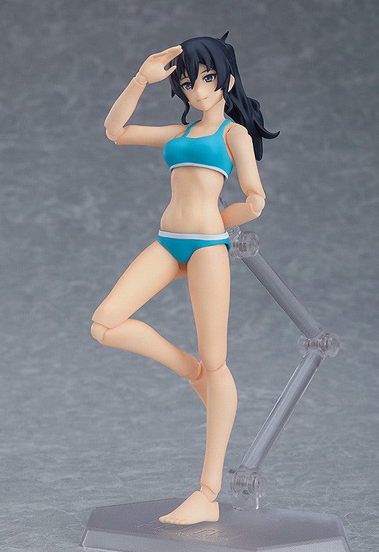 figma 488 Female Swimsuit Body (Makoto) Action Figure official product photo by Max Factory