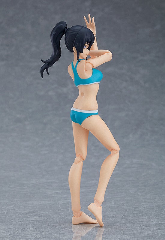 figma 488 Female Swimsuit Body (Makoto) Action Figure official product photo by Max Factory