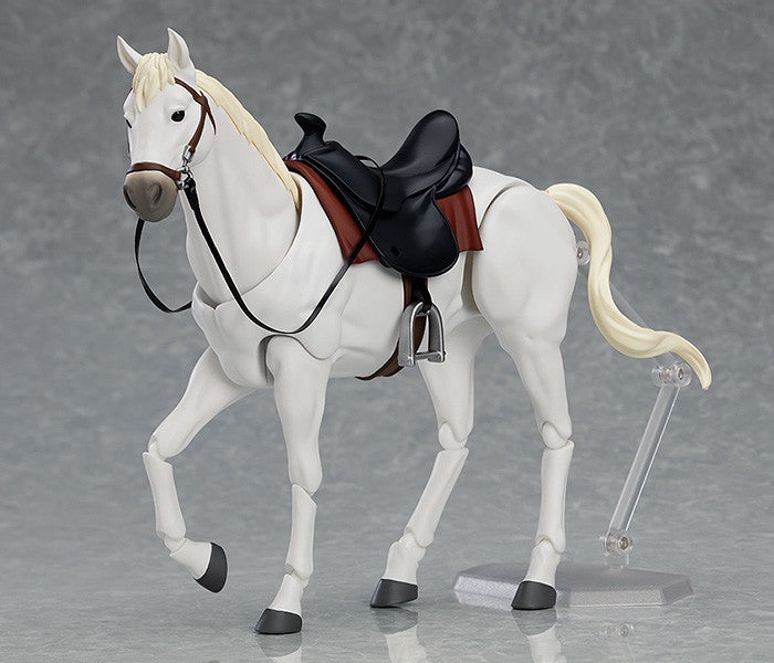 figma 490b Horse Ver. 2 (White) Reissue Action Figure official product photo by Max Factory