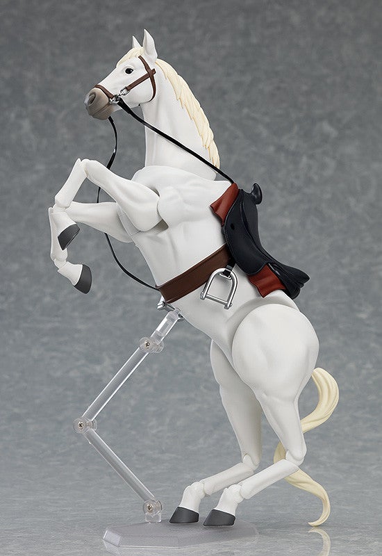 figma 490b Horse Ver. 2 (White) Reissue Action Figure official product photo by Max Factory