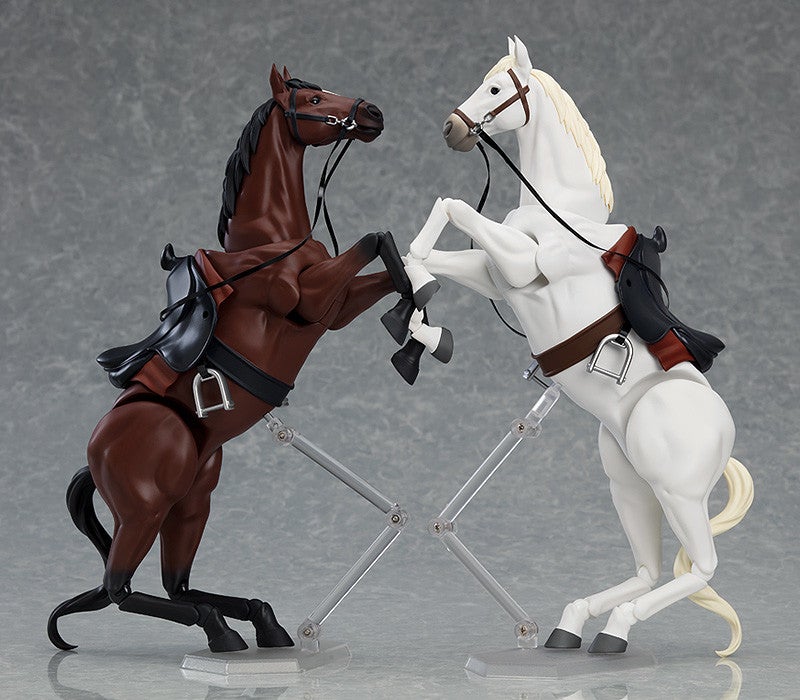 figma 490b Horse Ver. 2 (White) Reissue Action Figure official product photo by Max Factory