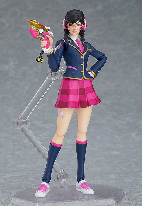 figma 492 Overwatch D.Va: Academy Skin Ver. Action Figure official product photo by Good Smile Company