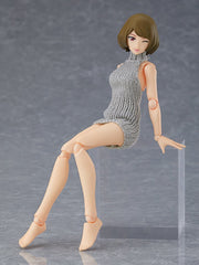 figma 505 Female Body (Chiaki) with Backless Sweater Outfit Action Figure official product photo by Max Factory