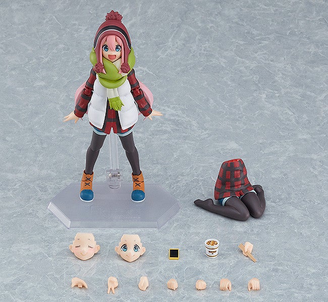 figma 519 Laid-Back Camp Nadeshiko Kagamihara Action Figure official product photo by Max Factory