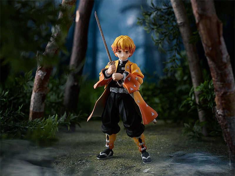 figma 522-DX Demon Slayer: Kimetsu no Yaiba Zenitsu Agatsuma DX Edition Action Figure official product photo by Max Factory