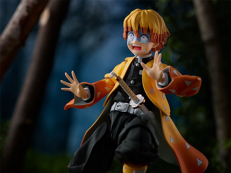 figma 522-DX Demon Slayer: Kimetsu no Yaiba Zenitsu Agatsuma DX Edition Action Figure official product photo by Max Factory