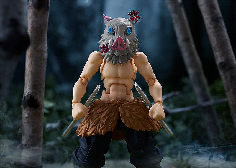 figma 533-DX Demon Slayer: Kimetsu no Yaiba Inosuke Hashibira DX Edition Action Figure official product photo by Max Factory