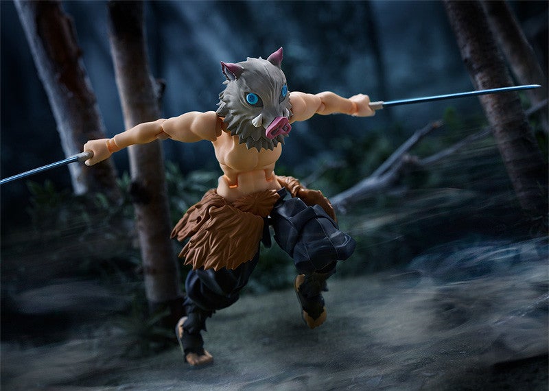 figma 533-DX Demon Slayer: Kimetsu no Yaiba Inosuke Hashibira DX Edition Action Figure official product photo by Max Factory