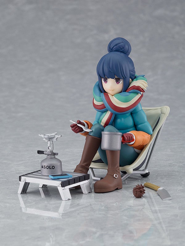 figma 551-DX Laid-Back Camp Rin Shima DX Edition Action Figure official product photo by Max Factory