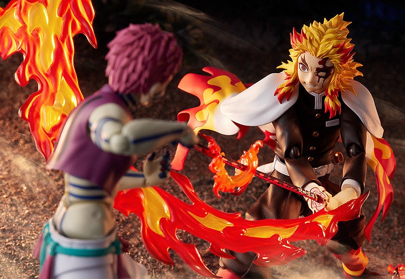 figma 553 Demon Slayer: Kimetsu no Yaiba Kyojuro Rengoku Action Figure official product photo by Max Factory