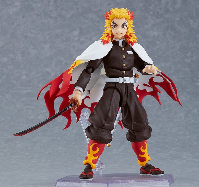 figma 553 Demon Slayer: Kimetsu no Yaiba Kyojuro Rengoku Action Figure official product photo by Max Factory