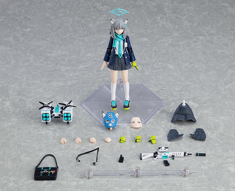 figma 567 Blue Archive Shiroko Sunaookami Reissue Action Figure official product photo by Max Factory