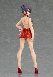 figma 569 Female Body (Mika) with Mini Skirt Chinese Dress Outfit Action Figure official product photo by Max Factory