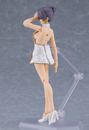 figma 569b Female Body (Mika) with Mini Skirt Chinese Dress Outfit (White) Action Figure official product photo by Max Factory