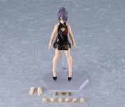 figma 569c Female Body (Mika) with Mini Skirt Chinese Dress Outfit (Black) Action Figure official product photo by Max Factory