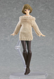 figma 574 Female Body (Chiaki) with Off-the-Shoulder Sweater Dress Action Figure official product photo by Max Factory