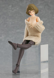 figma 574 Female Body (Chiaki) with Off-the-Shoulder Sweater Dress Action Figure official product photo by Max Factory