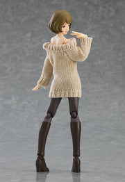 figma 574 Female Body (Chiaki) with Off-the-Shoulder Sweater Dress Action Figure official product photo by Max Factory