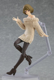 figma 574 Female Body (Chiaki) with Off-the-Shoulder Sweater Dress Action Figure official product photo by Max Factory