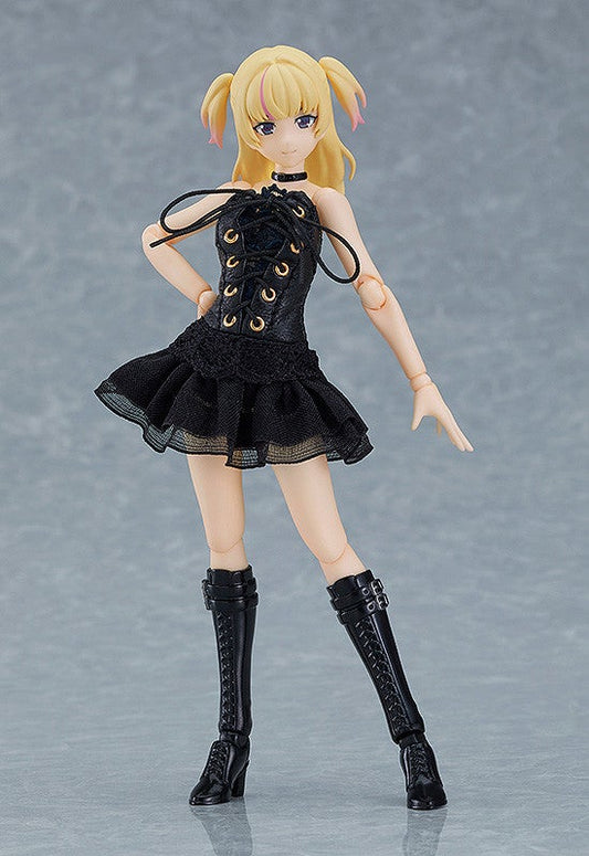figma 581b Female Body (Yuuki) with Black Corset Dress Outfit Action Figure official product photo by Max Factory