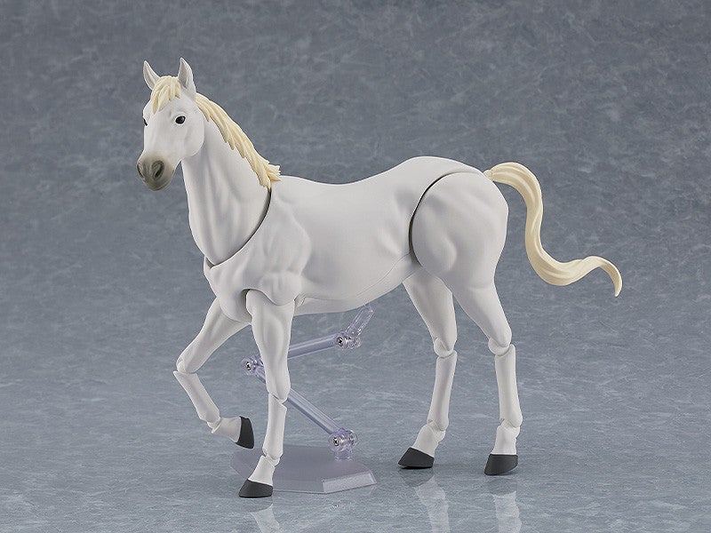 figma 597b Wild Horse (White) Action Figure official product photo by Max Factory