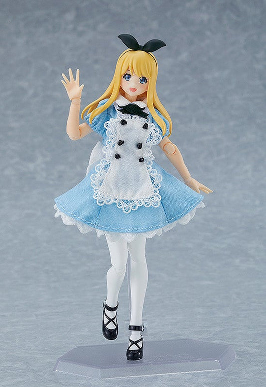 figma 598 Female Body (Alice) with Dress + Apron Outfit Action Figure official product photo by Max Factory