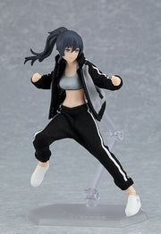 figma 601 Female Body (Makoto) with Tracksuit + Tracksuit Skirt Outfit Action Figure official product photo by Max Factory