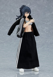 figma 601 Female Body (Makoto) with Tracksuit + Tracksuit Skirt Outfit Action Figure official product photo by Max Factory