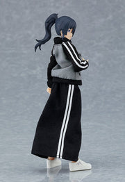 figma 601 Female Body (Makoto) with Tracksuit + Tracksuit Skirt Outfit Action Figure official product photo by Max Factory