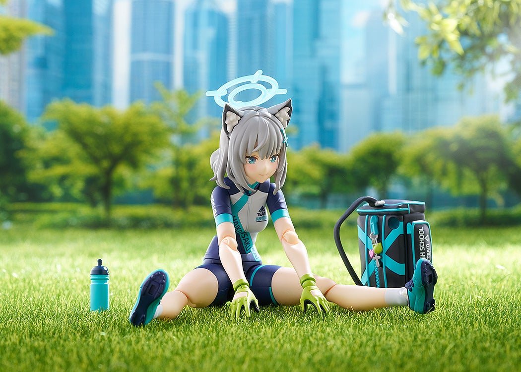 figma 644 Blue Archive Shiroko Sunaookami (Cycling) Action Figure official product photo by Max Factory