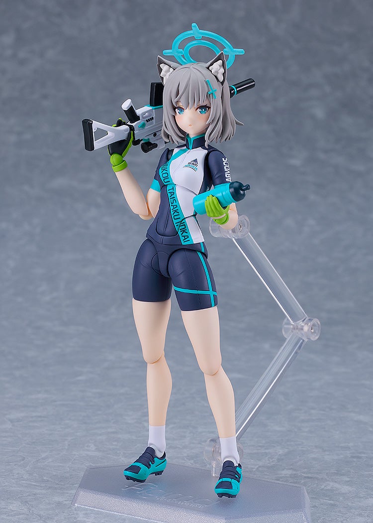figma 644 Blue Archive Shiroko Sunaookami (Cycling) Action Figure official product photo by Max Factory