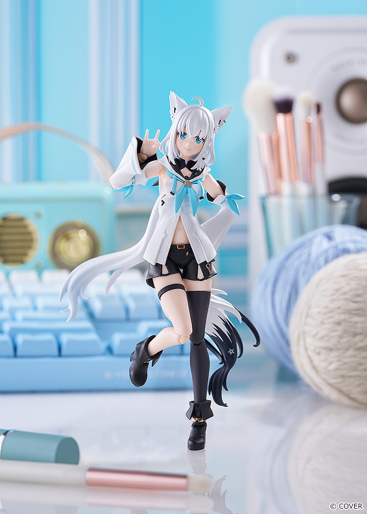 figma 666 hololive production Shirakami Fubuki Action Figure official product photo by Max Factory