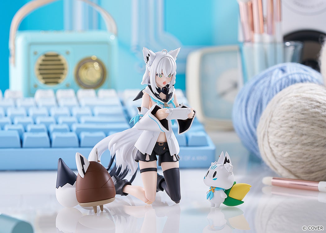 figma 666 hololive production Shirakami Fubuki Action Figure official product photo by Max Factory