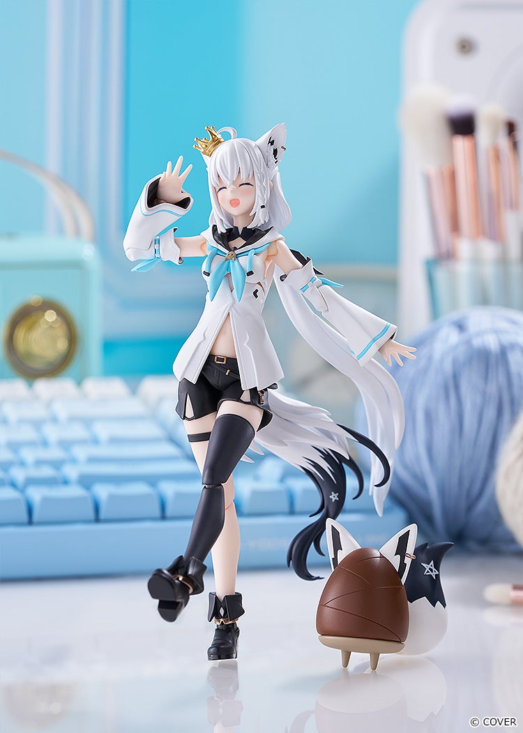 figma 666 hololive production Shirakami Fubuki Action Figure official product photo by Max Factory