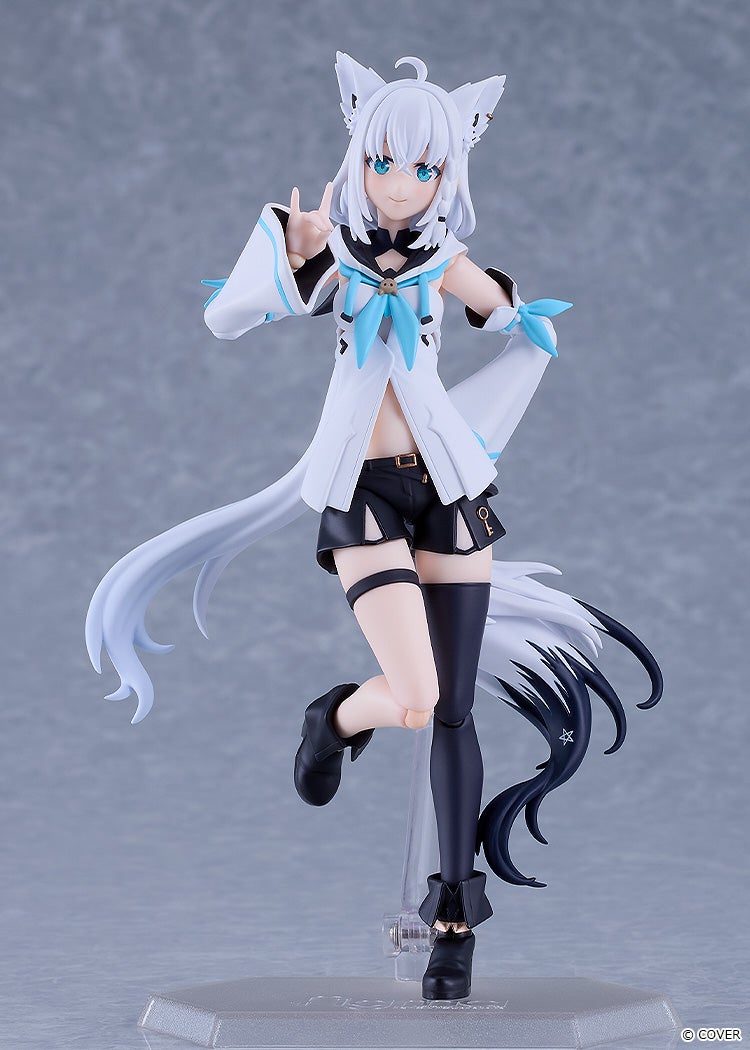 figma 666 hololive production Shirakami Fubuki Action Figure official product photo by Max Factory