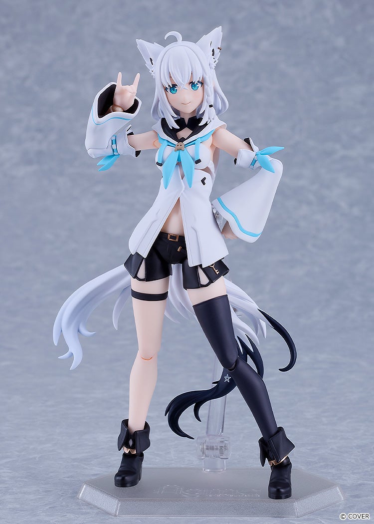 figma 666 hololive production Shirakami Fubuki Action Figure official product photo by Max Factory