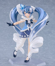 figma 669 Character Vocal Series 01: Hatsune Miku Snow Miku Crystal Snow Ver. Action Figure official product photo by Good Smile Company