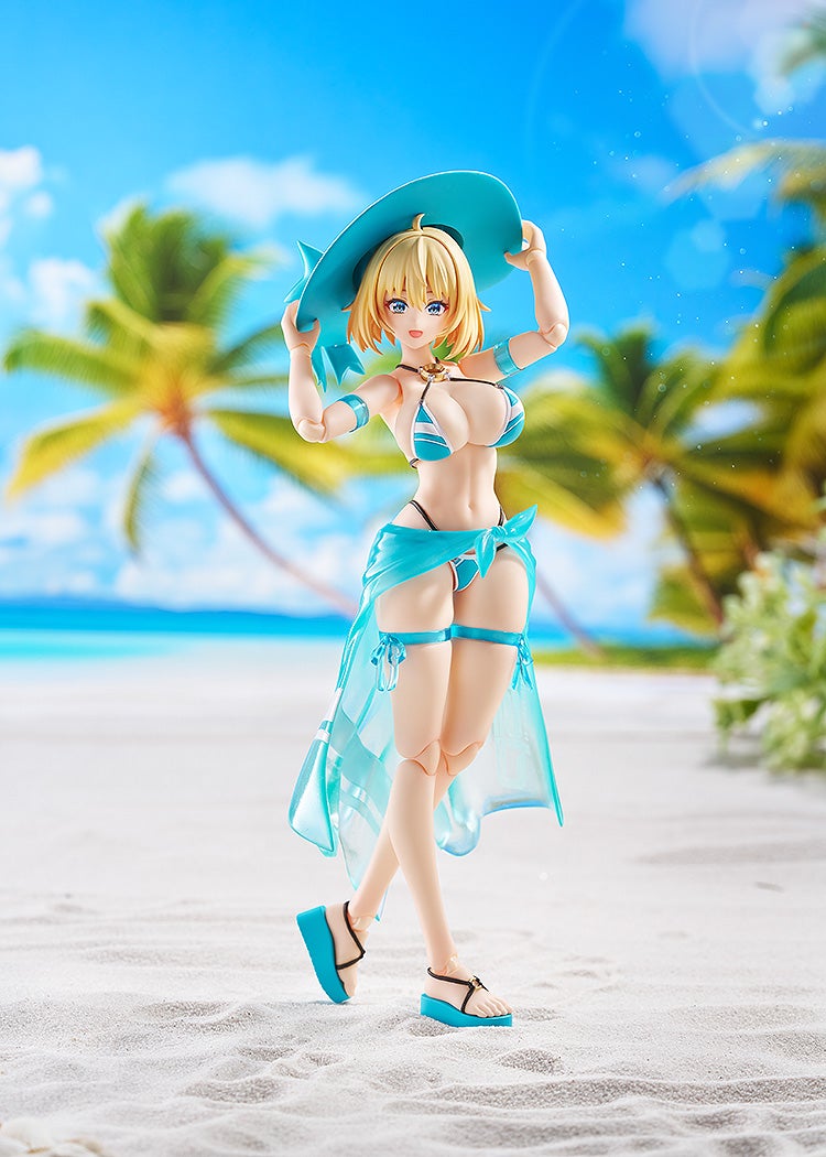 figma 674 Bunny Suit Planning Sophia F. Shirring: Swimsuit Ver. Action Figure official product photo by Max Factory