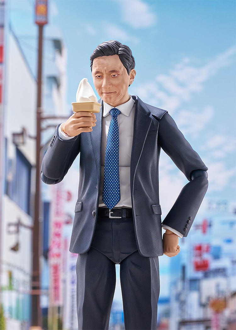 figma 675a Solitary Gourmet Goro Inogashira: Yutaka Matsushige Ver. Renewal Edition - Nostalgic Teishoku Restaurant Set Action Figure official product photo by Max Factory