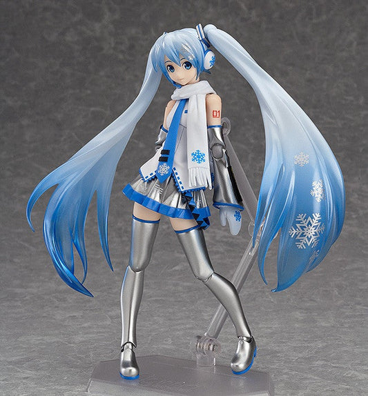 Max Factory figma EX-016 Character Vocal Series 01: Hatsune Miku Snow Miku Action Figure official product photo