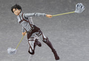 Max Factory figma EX-020 Attack on Titan Levi: Cleaning Ver. Action Figure official product photo