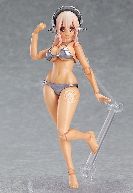 Max Factory figma EX-023 Super Sonico: Suntanned Ver. Action Figure official product photo