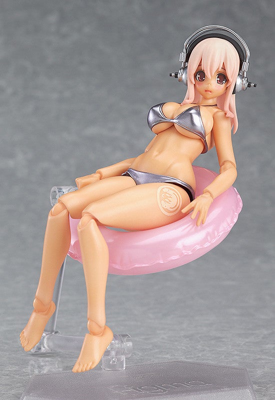 Max Factory figma EX-023 Super Sonico: Suntanned Ver. Action Figure official product photo