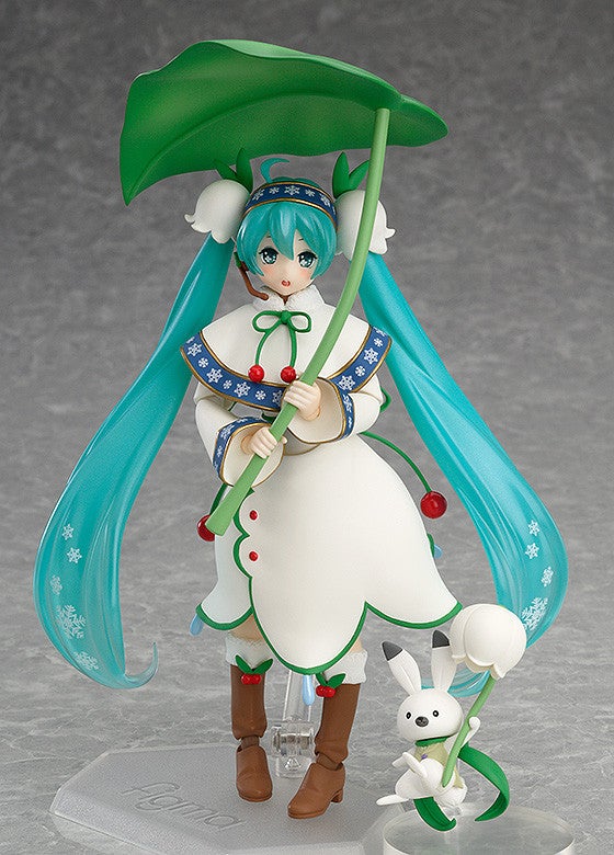 Max Factory figma EX-024 Character Vocal Series 01: Hatsune Miku Snow Miku: Snow Bell Ver. Action Figure official product photo