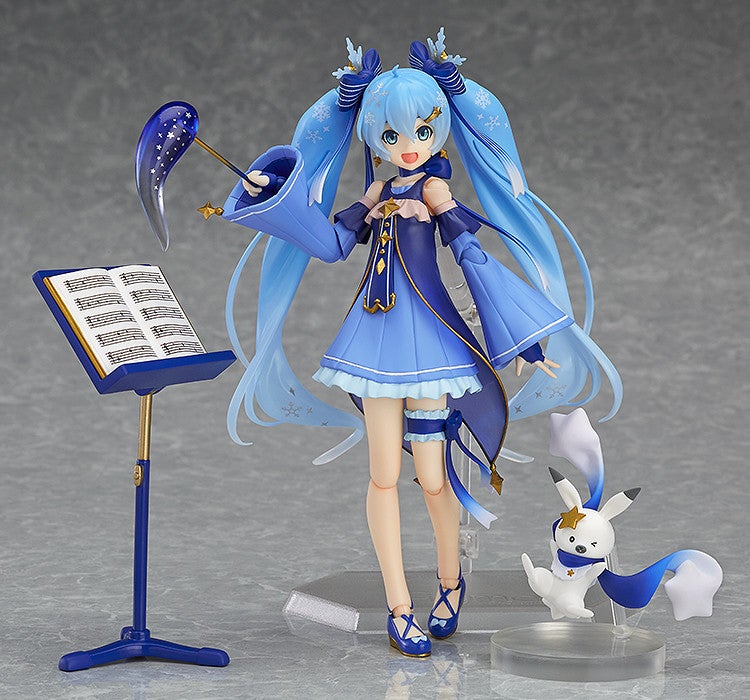 Max Factory figma EX-037 Character Vocal Series 01: Hatsune Miku Snow Miku: Twinkle Snow Ver. Action Figure official product photo