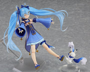 Max Factory figma EX-037 Character Vocal Series 01: Hatsune Miku Snow Miku: Twinkle Snow Ver. Action Figure official product photo