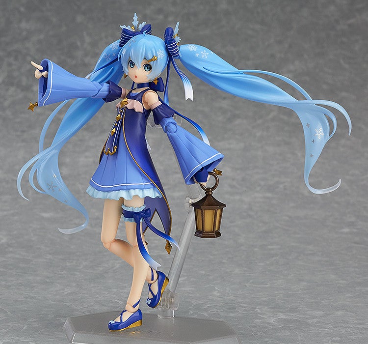 Max Factory figma EX-037 Character Vocal Series 01: Hatsune Miku Snow Miku: Twinkle Snow Ver. Action Figure official product photo